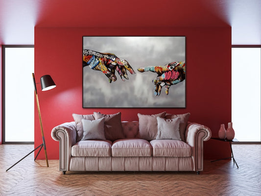 Ademin Doğuşu Pop Art Tablo